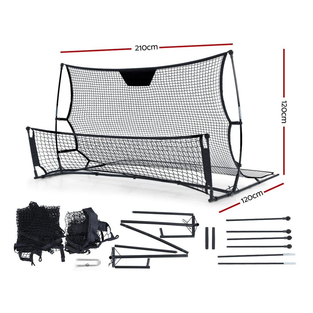Everfit Football Soccer Net Portable Goal Net Rebounder Sports Training