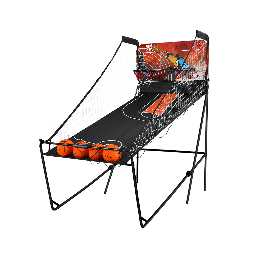 Basketball Arcade Game Electronic Scorer 8 Games Double Shoot Black