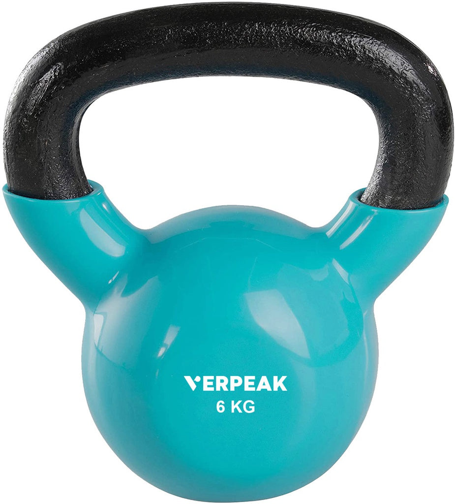 Verpeak Vinyl Kettlebell 6kg Turquoise VP-KB-125-AC