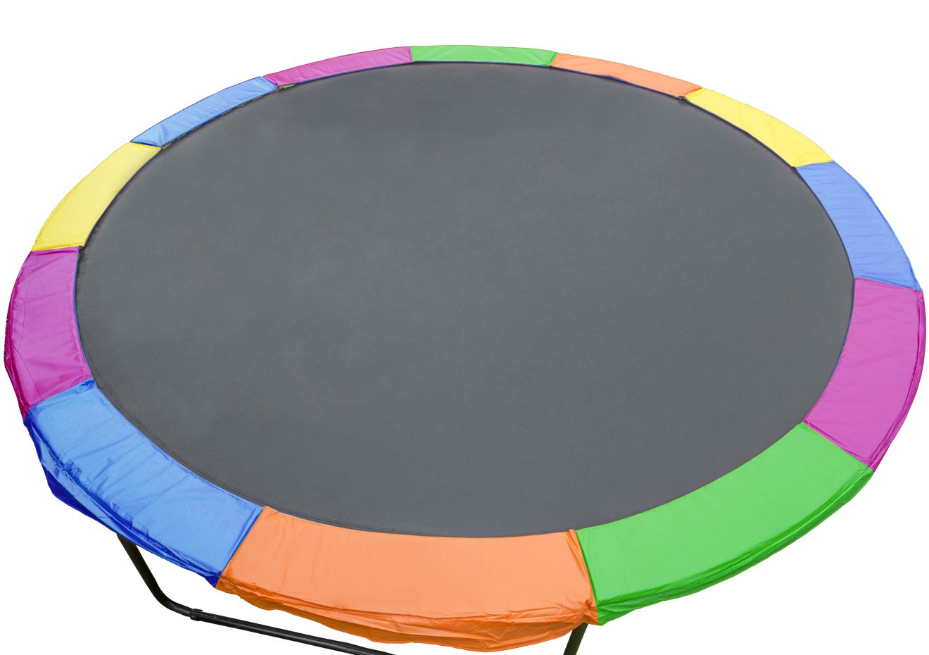 Kahuna 12ft Trampoline Replacement Pad Round - Rainbow