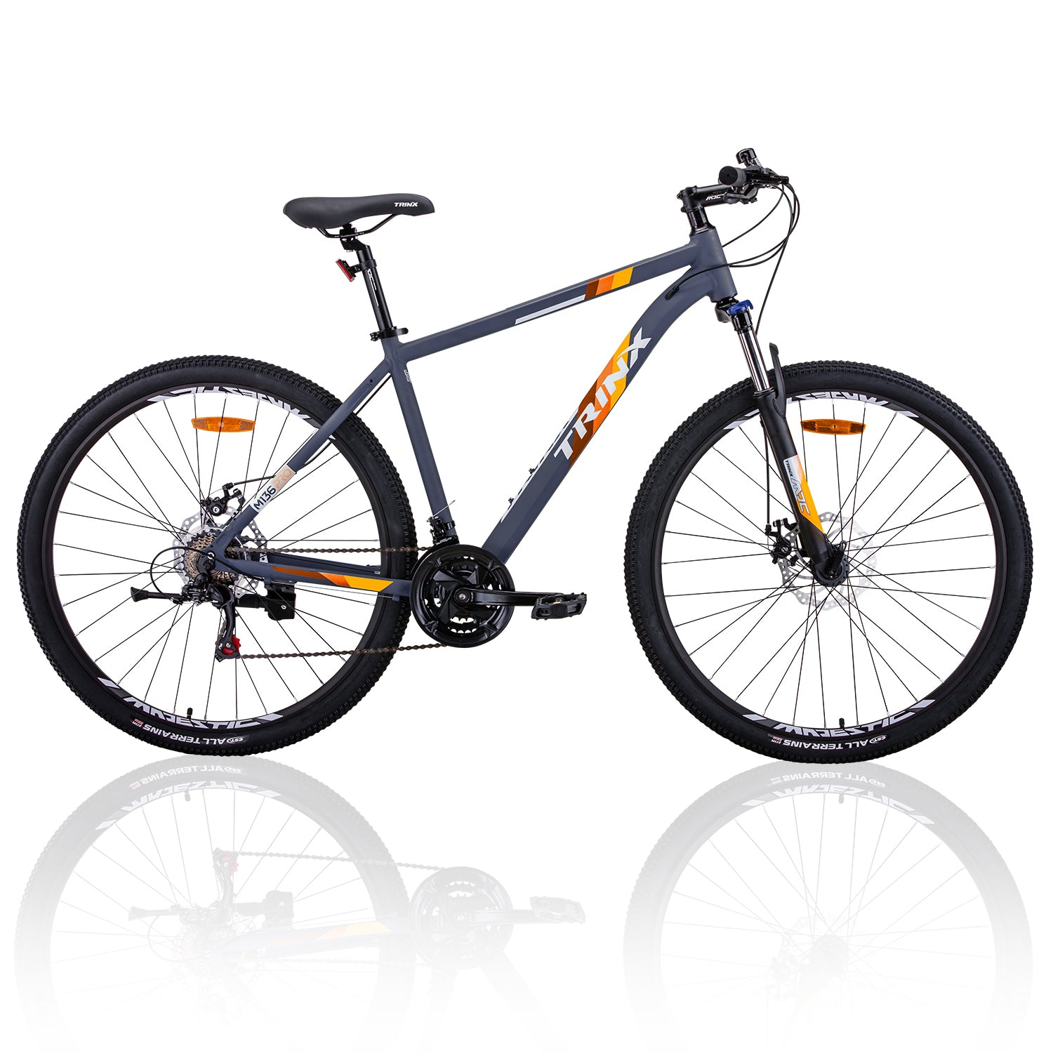 Trinx M136 Pro 29er 21 Speed Mountain Bike MTB 29 Wheel Grey/Orange