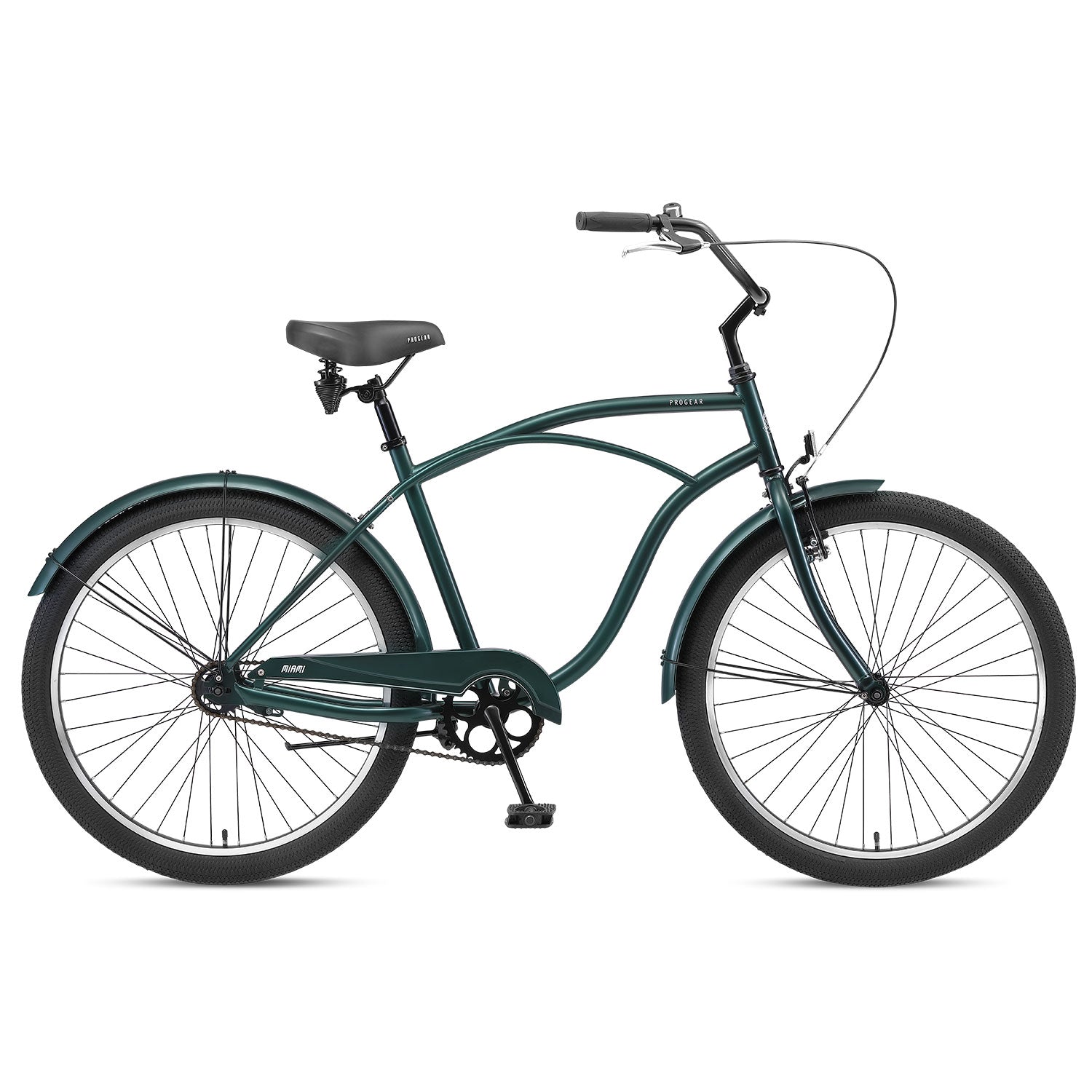 Progear Bikes Miami S1 Cruiser Mens 26*19" in Forest Green