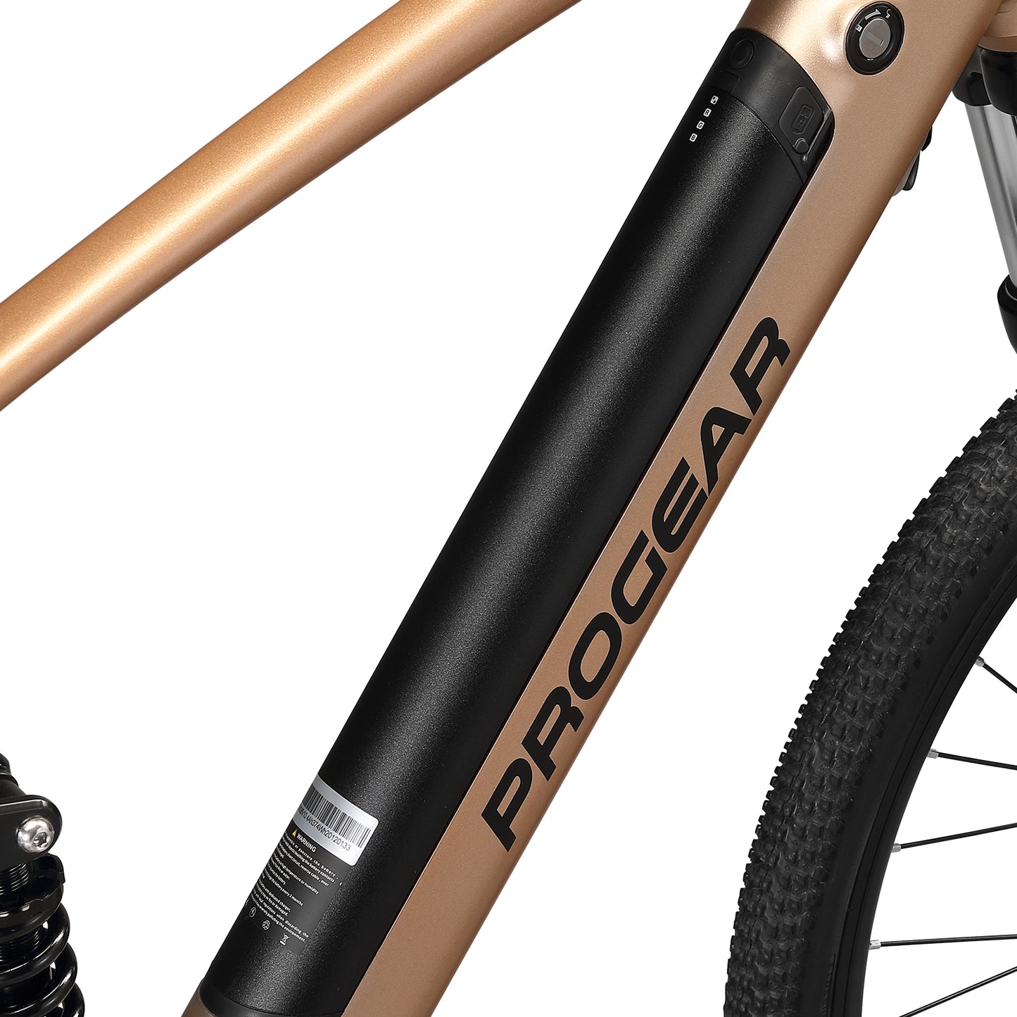 Progear Bikes E-Trail Dual Suspension E-Bike 27.5*18" in Sandstorm