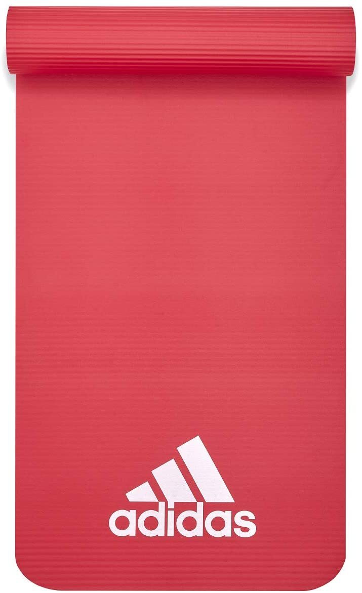 Adidas Fitness Mat 7mm Exercise Training Floor Gym Yoga Judo Pilates - Red