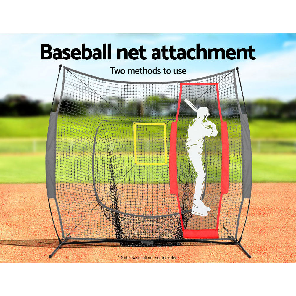 Everfit Baseball Net Pitching Kit with Stand Softball Training Aid Rebound Net