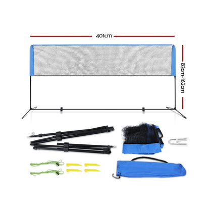 Everfit Badminton Tennis Net Portable Volleyball Kit Adjustable Height