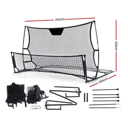 Everfit Football Soccer Net Portable Goal Net Rebounder Sports Training