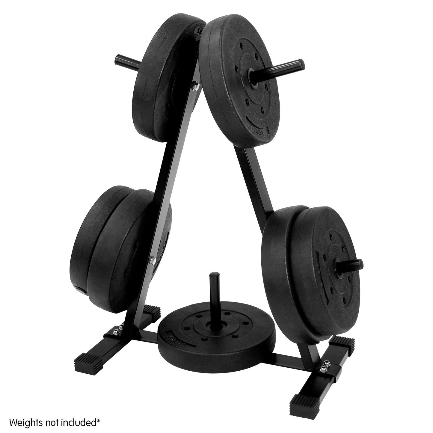 Powertrain Weight Plates Storage Home Gym Rack