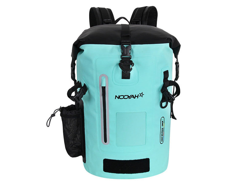 NOOYAH IPX8 Waterproof Bike Cycle Outdoor Sports Backpack Double-Layer Waterproof Bag MINT GREEN