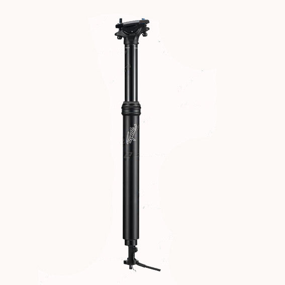 ZOOM Mountain Bike Adjustable Height via Thumb Remote Lever - Pro Dropper Adjustable Seatpost Internal Cable 31.6 Diameter 100mm Travel